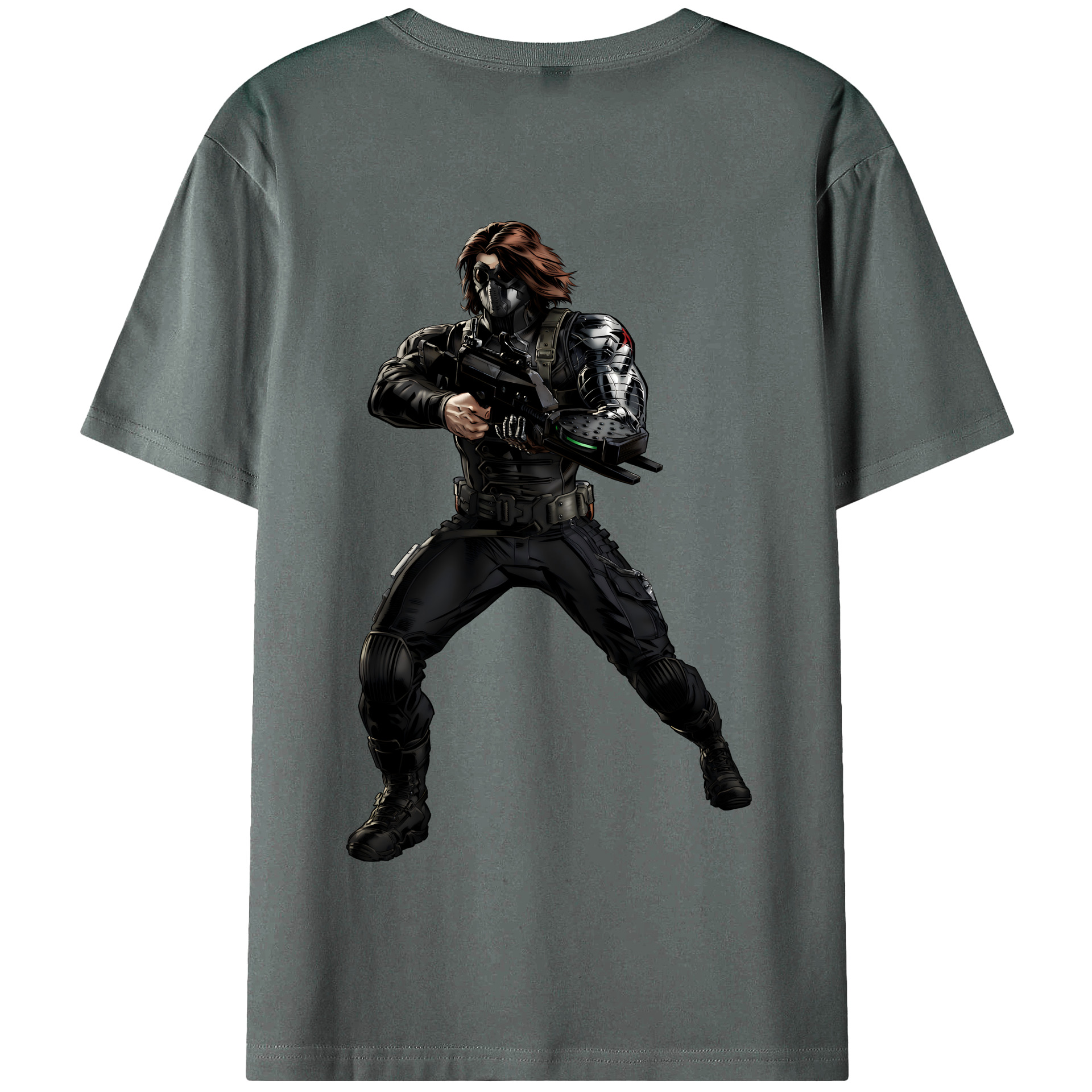 （画像用） アベンジャーズ The Avengers 綿100％半袖Tシャツ（背面プリント）
